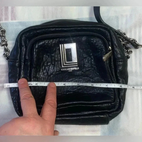 ๐ธ Karl Lagerfeld ๐ธ 100% Leather ๐ธ Crossbody bag ๐ธ Brand new ๐ธ - Picture 4 of 8
